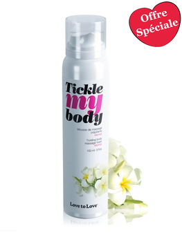 Mousse de massage crépitante Monoï Tickle my Body Bien-être Massage du corps Oh! Darling