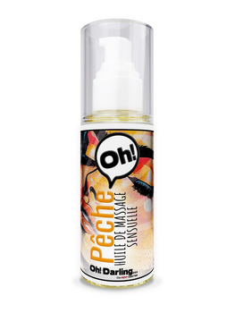 Huile de Massage Oh! Sensuelle Pêche Bien-être Massage du corps Oh! Darling