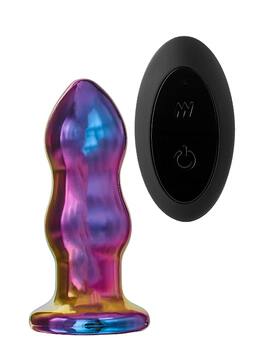 Plug anal télécommandé Remote Vibe Curved Dream Toys Sextoys Sextoy en verre Oh! Darling