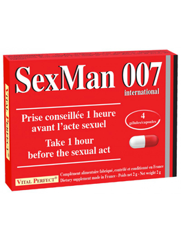 Stimulant pour homme SexMan 007 Vital Perfect Aphrodisiaque Pour plus de libido Oh! Darling