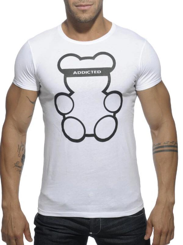T-shirt Bear Round Neck Addicted Lingerie Lingerie Homme Oh! Darling