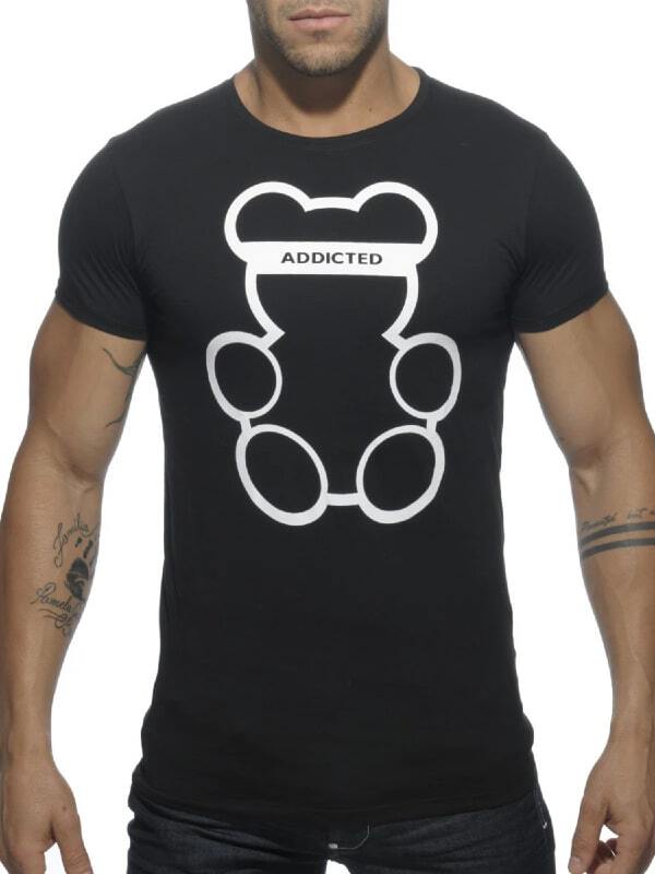 T-shirt Bear Round Neck Addicted Lingerie Lingerie Homme Oh! Darling