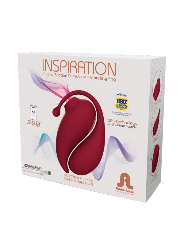 Œuf vibrant + Stimulateur Clitoridien connectés Inspiration Adrien Lastic Sextoys Sextoy Connecté Oh! Darling