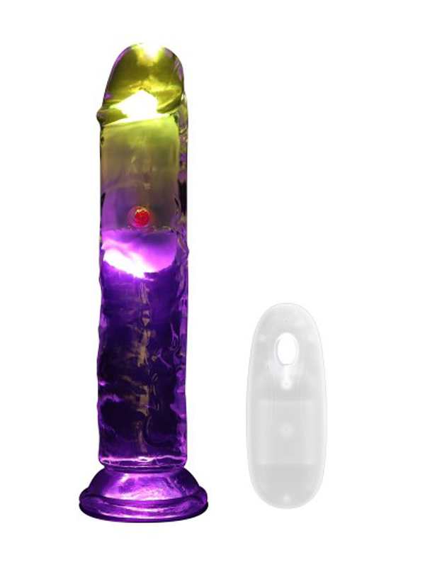 Dildo vibrant Lumineux 18 cm LED Sextoys Stimulation vaginale Oh! Darling