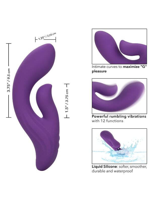 Vibromasseur Dual Pleaser Stella Calexotics Sextoys Vibromasseur Oh! Darling