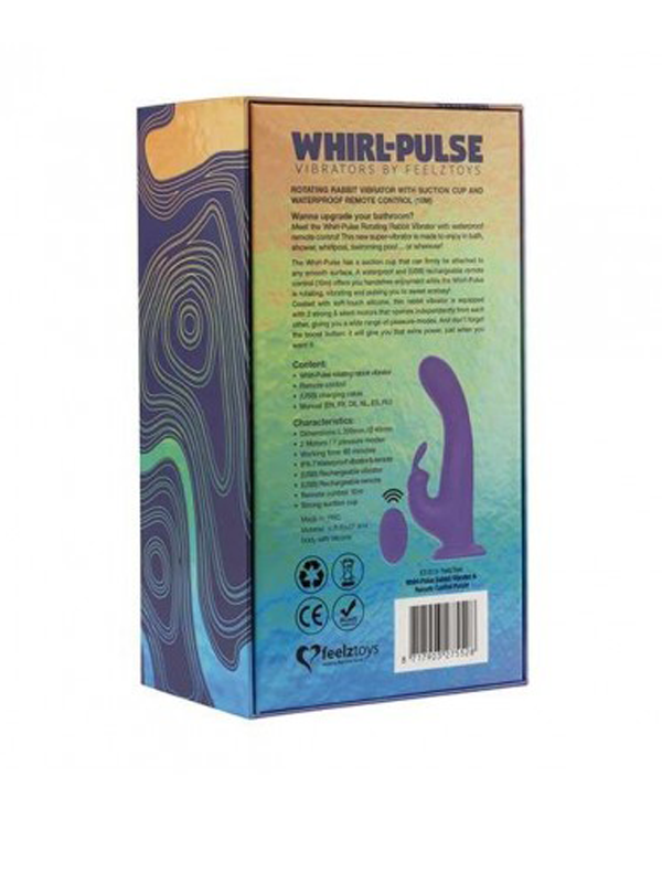Vibromasseur Rabbit télécommandé à ventouse Whirl-Pulse Sextoys Vibromasseur Oh! Darling