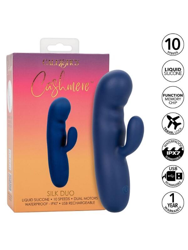 Vibromasseur Silk Duo Cashmere Calexotics Sextoys Vibromasseur Oh! Darling