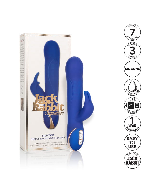 Vibromasseur Rotating Beaded Jack Rabbit Calexotics Sextoys Vibromasseur Oh! Darling